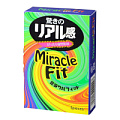 Презервативы в розовом цвете Sagami Miracle Fit №5 (5 шт)