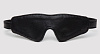 Чёрная плотная маска на глаза Fifty Shades of Grey Bound to You Faux Leather Blindfold FS-80132
