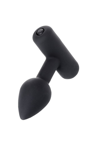 Чёрная анальная мини-вибровтулка Erotist Erotist Shaft 541312 (7 см)