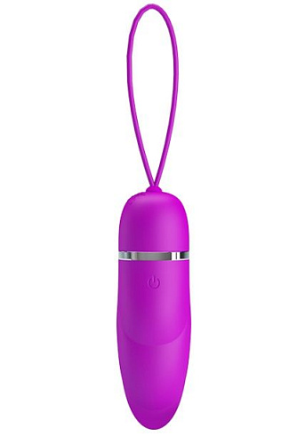 Лиловое виброяйцо с 12 функциями вибрации Baile Edwina BI-014447