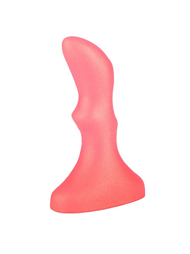 Розовый массажёр простаты LOVETOY (А-Полимер) 436200 (10 см)
