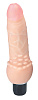 Реалистичный вибратор телесного цвета с шипами на основании NMC 110727 (16,5 см)