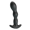 Чёрный анальный стимулятор простаты с вибрацией Baile Special Anal Massager BI-040068 (14,5 см)