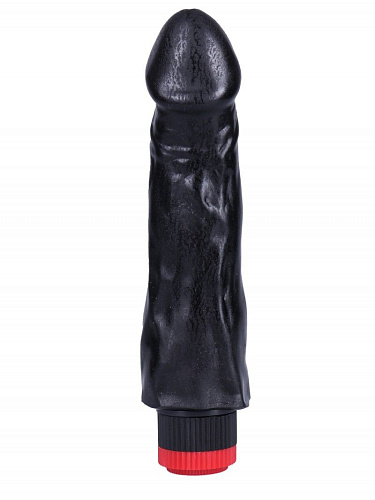 Чёрный вибратор-реалистик Сумерки богов №27 352-27 BX DD (19,5 см)