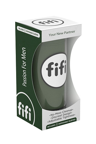 Зеленый нереалистичный мастурбатор Fifi FIFI MALE fgre1