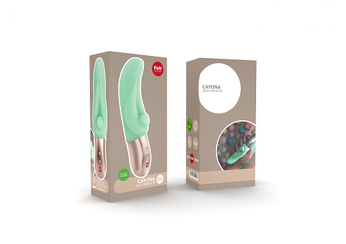 Зелёный мини-вибратор Fun Factory CAYONA 1661872 (16 см)