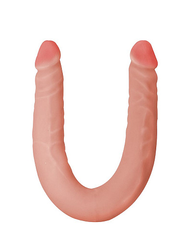 Двусторонний телесный фаллоимитатор Lola toys Naughty Instinct 5570-03 (44 см)