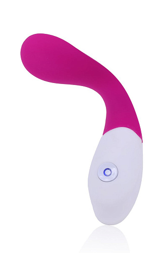 Розовый гнущийся вибромассажёр с 7 режимами вибрации Seven Creations 2414-18DPR (20 см)