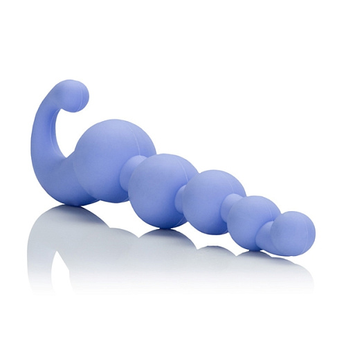 Упругая сиреневая цепочка California Exotic Novelties L Amour Premium Silicone Beaded Probes SE-4626-12-3 (17 см)