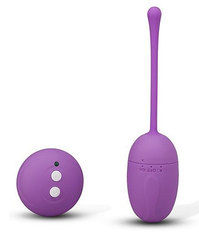 Фиолетовое виброяичко с ДУ Seven Creations REMOTE CONTROL EGG PURPLE R-20-12-E6/AFLV BXGP