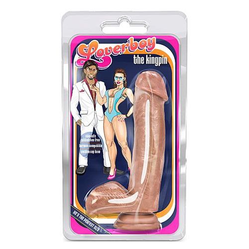Смуглый фаллоимитатор Blush Novelties The Kingpin BL-16523 (17,8 см)