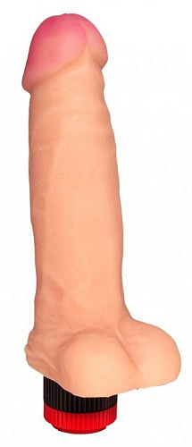 Телесный реалистичный вибратор Сумерки богов №71 3202-71 BX DD (17,5 см)