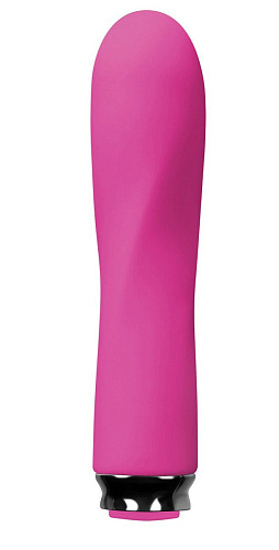 Перезаряжаемый розовый вибромассажёр NS Novelties Luxe Compact Vibe Scarlet NSN-0207-24 (10,8 см)