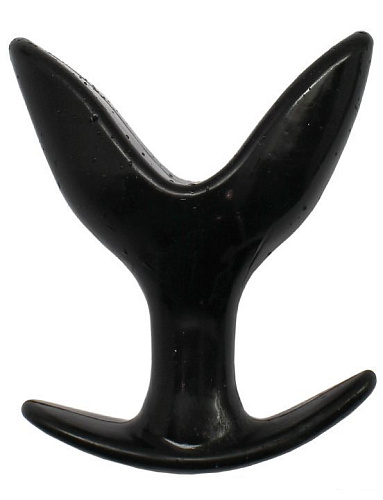 Анальная растягивающая пробка в чёрном цвете Eroticon 31039 (9,5 см)