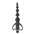 Чёрный анальный вибростимулятор-ёлочка Bior toys SEM-55031 (12,1 см)