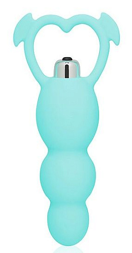 Мятный анальный вибромассажёр с 7 режимами вибрации Bior toys WSL-15002 (12 см)