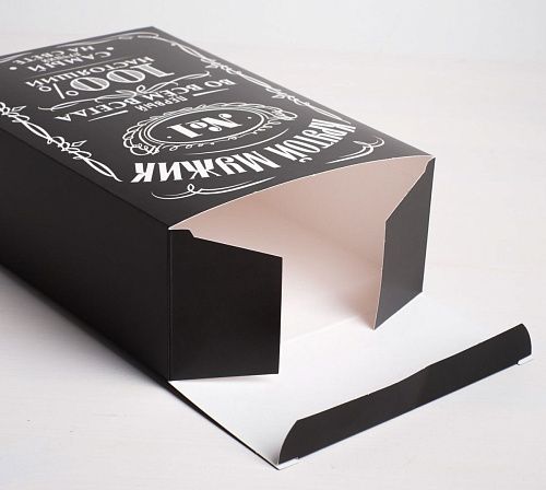 Складная коробка Сима-Ленд «Крутой мужик» 4933326 (16×23×7,5 см)