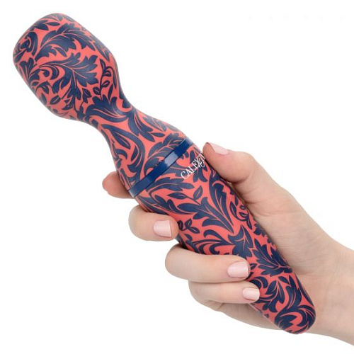 Сине-оранжевый вибромассажёр California Exotic Novelties Naughty Bits W.I.L.F Wand I d Like to Fuck SE-4410-39-3