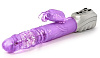 Фиолетовый вибромассажёр Blush Novelties Butterfly Stroker BL-29531 (29,8 см)