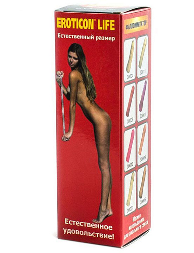 Телесный фаллоимитатор Eroticon 30009 (16,5 см)
