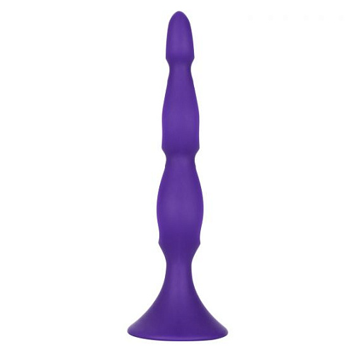Фиолетовая анальная ёлочка California Exotic Novelties Silicone Triple Probe SE-0393-56-2 (14,5 см)