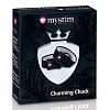 Чёрные эрекционные электрические ремни MyStim Charming Chuck 46575