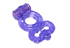 Фиолетовое эрекционное кольцо с подхватом Lola toys Rings Treadle  0114-61Lola