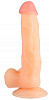 Телесный реалистичный фаллоимитатор на присоске Сумерки богов 1015-63 BX DD (24 см)