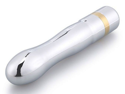 Классический серебристый вибратор Bior toys Notabu NTU-80425 (12 см)