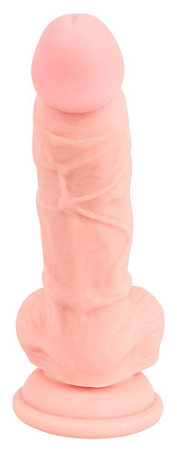 Реалистичный фаллоимитатор телесного цвета из силикона Orion Medical Silicone Dildo 05266570000 (18 см)