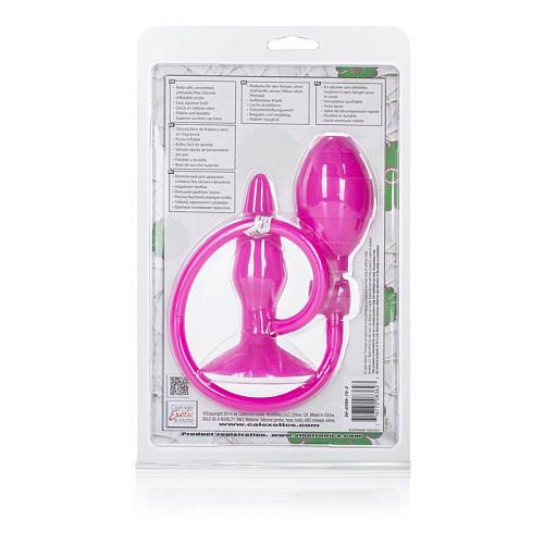 Розовый анальный расширитель California Exotic Novelties Booty Call Booty Pumper Small SE-0395-75-2 (9,5 см)