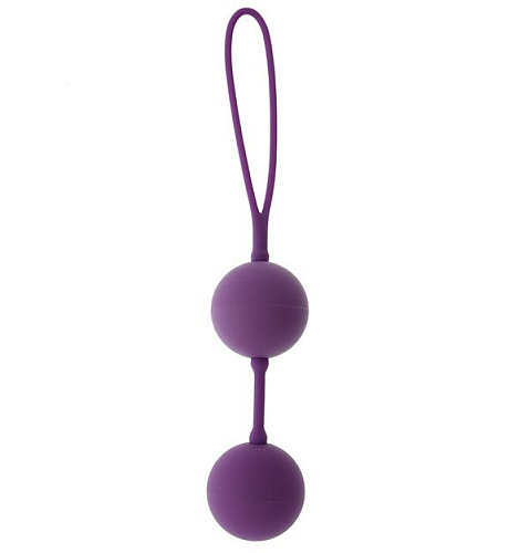 Фиолетовые вагинальные шарики Dream Toys GOOD VIBES THE PERFECT BALLS PURPLE 20831