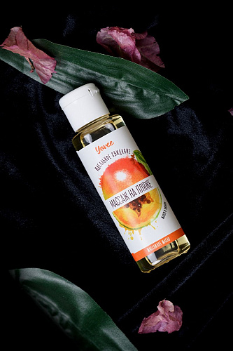 Масло для массажа с ароматом манго и папайи ToyFa «Массаж на пляже» 722103 (50 мл)