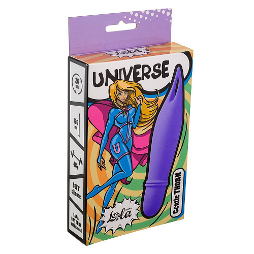 Фиолетовый мини-вибратор Lola toys Universe Gentle Thorn 9502-02lola
